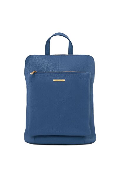 tuscany Leather Rucsac de damă din piele - TL141682 - Denim