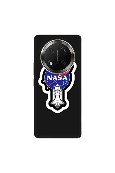 Other Honor Magic 7 Lite Nasa 2 Black Colored Silicone TPU Θήκη