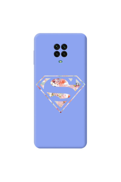 Other Xiaomi Redmi Note 9 Pro Superman logo Light Purple Colored Silicone TPU...