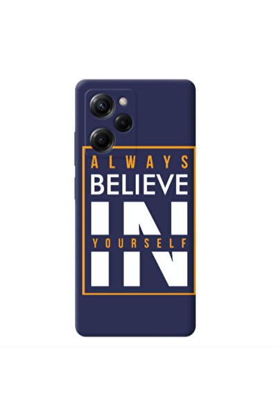 Other Xiaomi Poco X5 Pro Always Belive Dark blue Colored Silicone TPU Θήκη