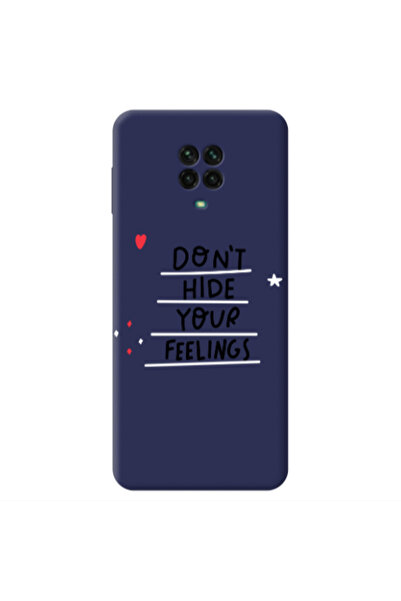 Other Xiaomi Redmi Note 9 Pro Dont Hide Your Feelings Dark blue Colored Silic...