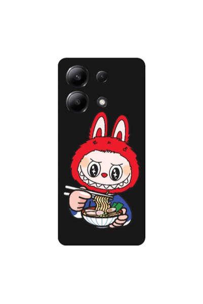 Other Xiaomi Redmi Note 13 4G Labubu 1 Black Colored Silicone TPU Θήκη
