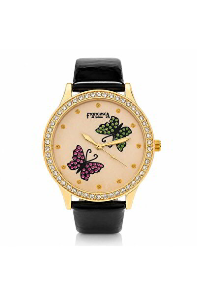 Watch Ceas pentru femei, Casual, Francesca di Geneva, Negru, FF377