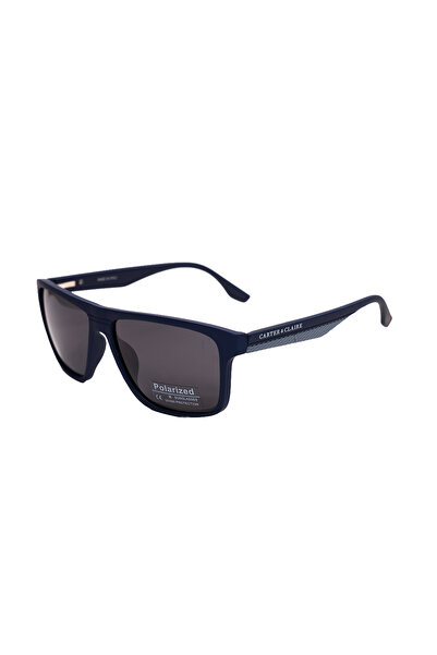 CARTER & CLAIRE Black UV400 Polarized Men’s Square Sunglasses Lightweight Fas...