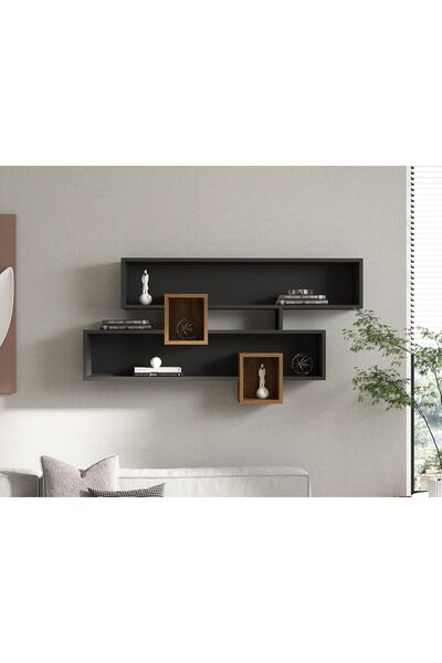 UnicUtil Ράφια τοίχου, Pure Strength, UnicUtil, 120 x 75 x 22 εκ., Nuc Γκρι
