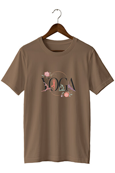 remonz Floral Yoga Printed Training T-Shirt Sports T-Shirt
