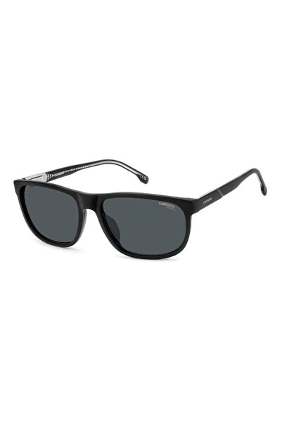 Carrera UV Protected Sunglasses Matte Black Frame Grey Mirror Lens 58mm - C-F...