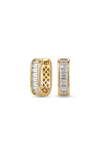 Charmist Steel Baguette Avenue Earrings