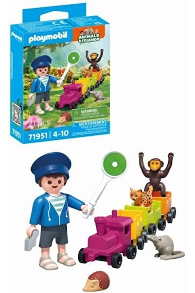Playmobil Ταξίδι με το τρένο Ζώων και Φίλων (71951)