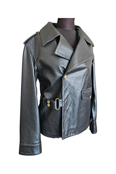 asus deri Cora - Oversize Genuine Leather Vintage Coat