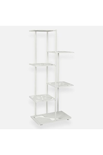 SHOPIENS Suport metalic pentru flori cu 5 niveluri, 46.5x104 cm, Etajeră pent...