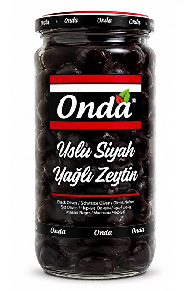 Onda Masline Negre Uslu in Ulei 300 Gr