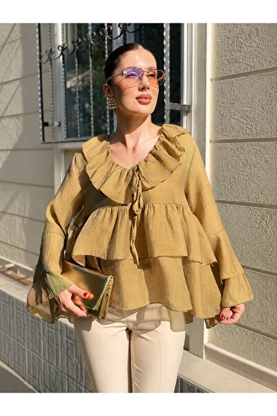 YK FASHION Kat Detaylı Gömlek