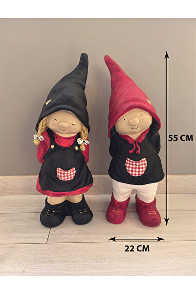 TY Design Dekoratif iç ve dış mekan heykelleri (55cm x 22cm)
