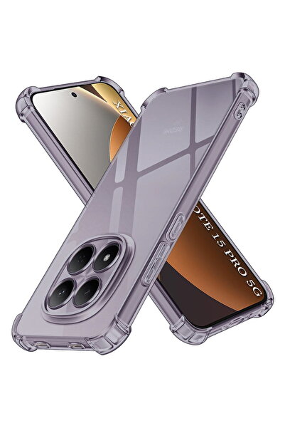 Techsuit Husa pentru Xiaomi Redmi Note 15 Pro 5G - Shockproof Clear Silicone ...