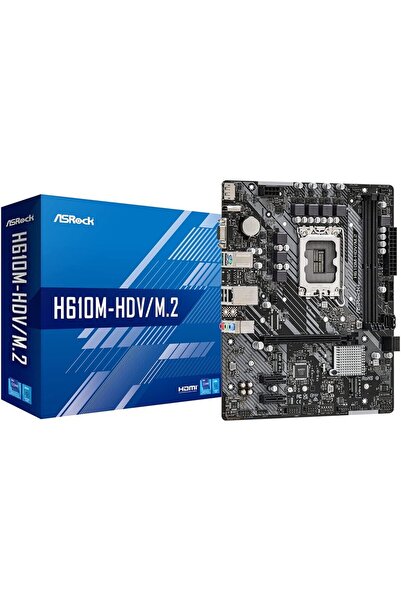 ASROCK Intel H610M-HDV/M.2 Micro ATX LGA1700 DDR4