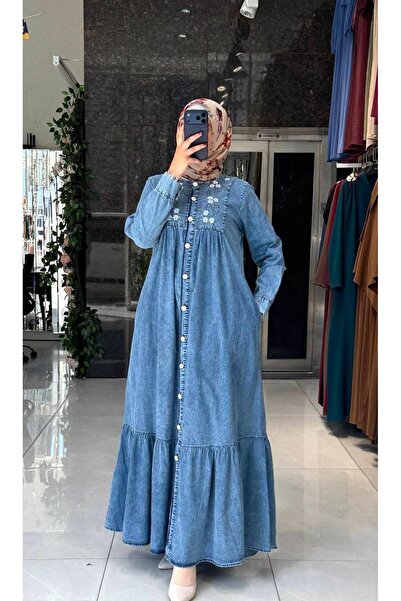 Moda Fatma yazlık kot elbise