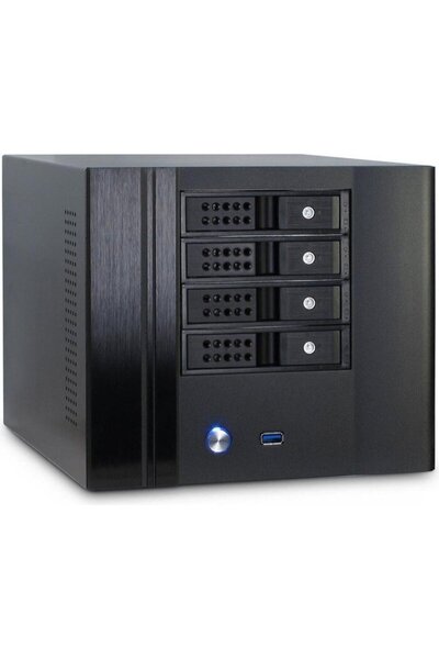 Inter-Tech SC-4004 Carcasă de stocare ITX neagră
