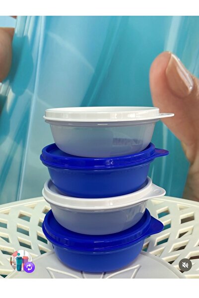 Tupperware حاويات الحلوى 4 قطع - الألوان كما هي في الصورة