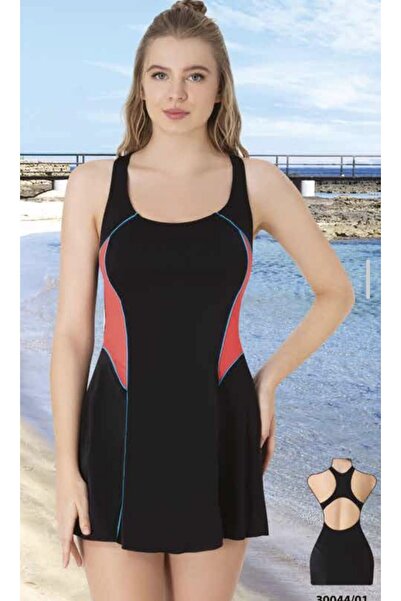 Sunsurf Zen Swimmer Shorts Dress Swimsuit Black