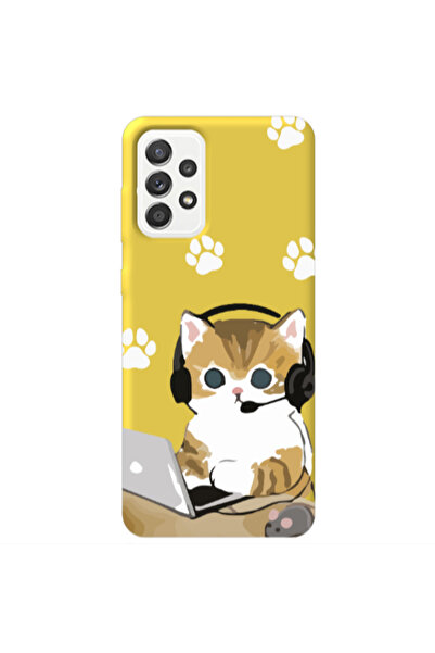 Other Samsung A23 Call Center Yellow Colored Silicone TPU Θήκη