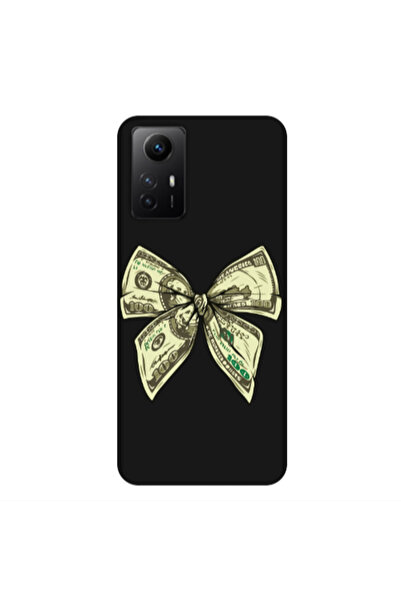 Other Xiaomi Redmi Note 12s Bowtie Dollars Black Colored Silicone TPU Θήκη