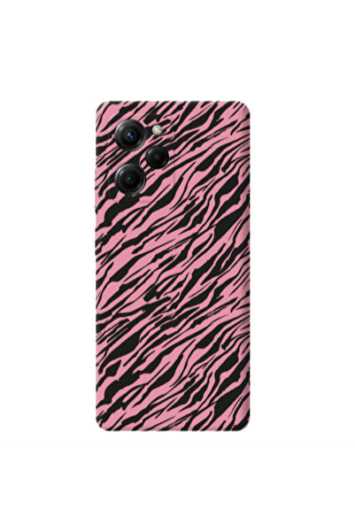Other Xiaomi Poco X5 Pro Black zebra Pink Colored Silicone TPU Θήκη