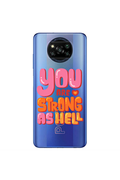 Other Xiaomi Poco X3 /X3 Pro You are Love Strong Transparent Silicone TPU Θήκη