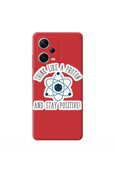 Other Xiaomi Poco X5 Positive Red Colored Silicone TPU Θήκη