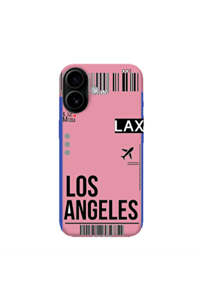 Other Apple Iphone 16 plus Los angeles Pink Colored Silicone TPU Θήκη