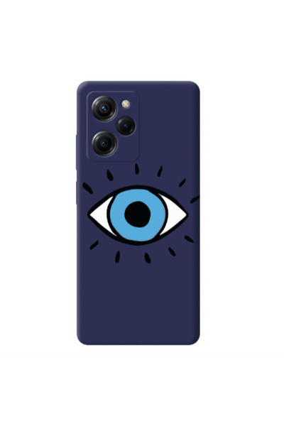 Other Xiaomi Poco X5 Pro Shining Eye Dark blue Colored Silicone TPU Θήκη