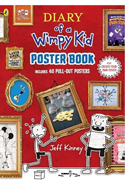 PUFFIN Diary Of A Wimpy Kid Poster Book Includes 4 Pullout Posters)