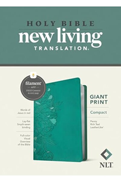 Tyndale House Publishers Nlt Compact Giant Print Bible Filamentenabled Editio...
