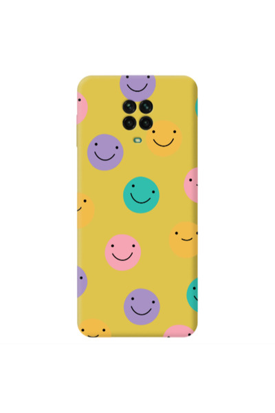 Other Xiaomi Redmi Note 9 Pro Colorful smiles Yellow Colored Silicone TPU Θήκη