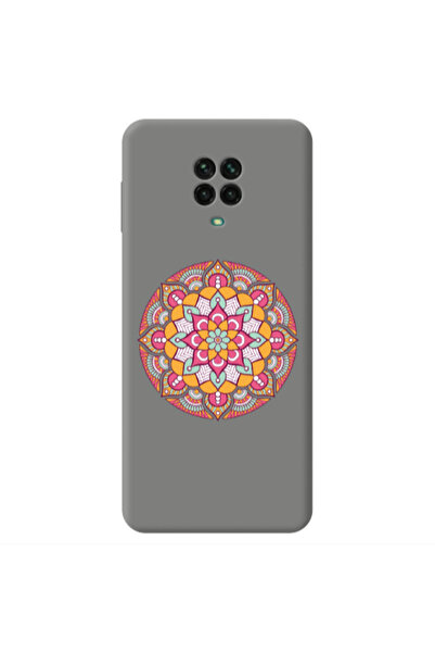 Other Xiaomi Redmi Note 9 Pro Mandala D103 Grey Colored Silicone TPU Θήκη