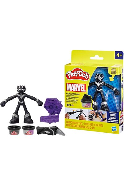Hasbro بلاي-دو مارفل بلاك بانثر كاتينغ كلوس