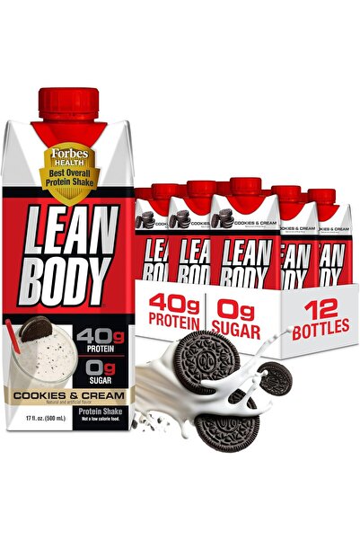 Labrada مشروب بروتين جاهز للشرب بنكهة الكوكيز والكريمة، 40 جرام بروتين، خالٍ ...