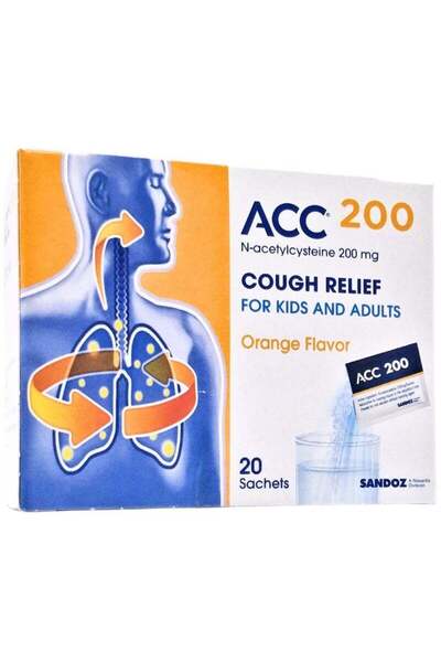 Sandoz ACC 200MG SACHETS 20'S