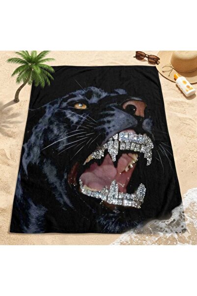 Elmas Dizayn Beach Sports Bath Towel Quick Drying Water Absorbent Sand Resist...
