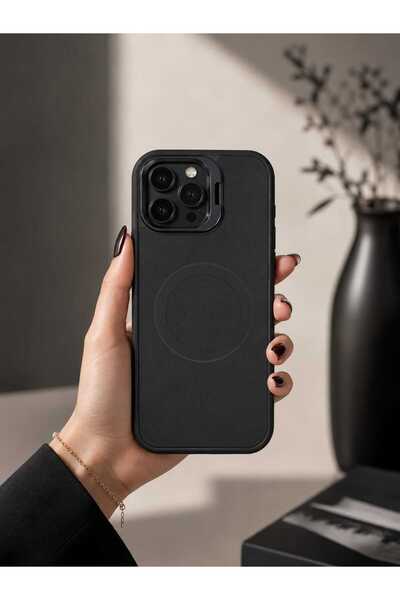 Case I PHONE 16 PRO MAX Siyah Standlı Kılıf