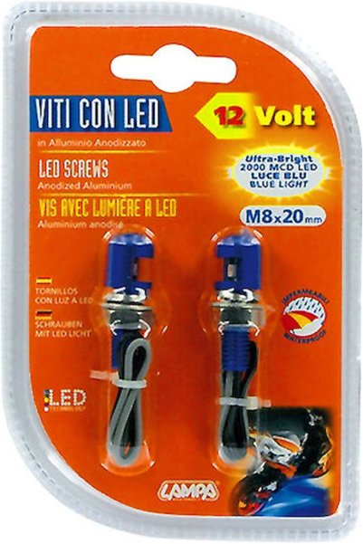 Lampa Μπλε βίδες LED, Μπλε φωτισμός εσωτερικού χώρου, Διακοσμητικός φωτισμός ...