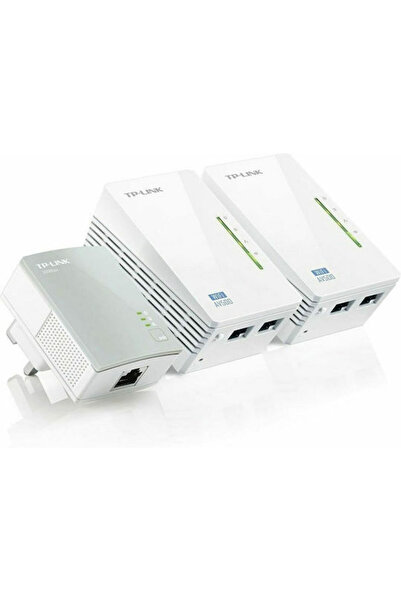 TP-LINK TL-WPA4220T KIT v1 Powerline Τριπλές Θύρες Wi-Fi 4 και 2 Θύρες Ethernet