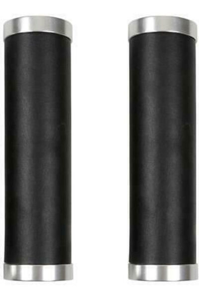 Lampa L9281.2 Λαβές τιμονιού ποδηλάτου σε μαύρο χρώμα 127mm Δερμάτινες