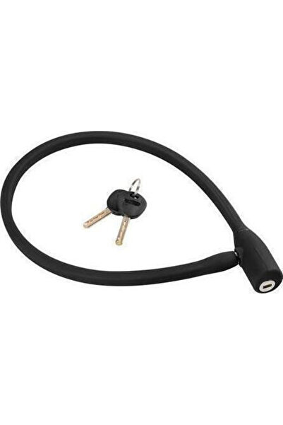 Lampa 9373.0lb Κλειδαριά καλωδίου ποδηλάτου με κλειδί, Μαύρη