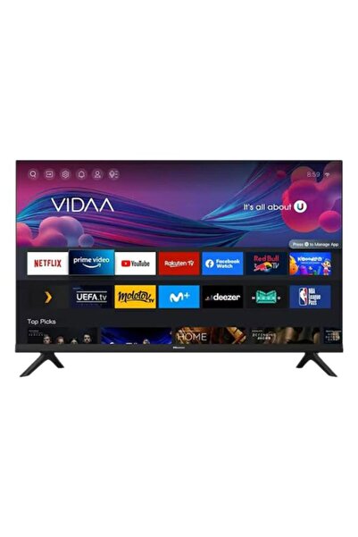 Hisense تلفزيون ذكي عالي الدقة 32 بوصة، مع مُحسِّن الألوان الطبيعي، ونظام DTS...