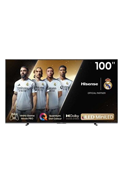 Hisense 100 Inch 4K Smart TV Mini LED 144Hz 100U7K Black