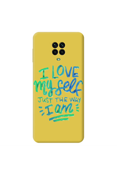 Other Xiaomi Redmi Note 9 Pro I Love My self Yellow Colored Silicone TPU Θήκη