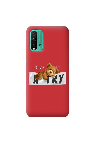 Other Xiaomi Poco M3 Give me Red Colored Silicone TPU Θήκη