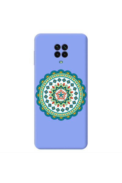 Other Xiaomi Redmi Note 9 Pro Mandala D11 Light Purple Colored Silicone TPU Θήκη