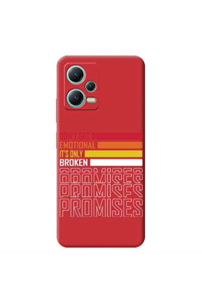 Other Xiaomi Redmi Note 12 Pro 5G Dont Get Emotional Red Colored Silicone TPU...